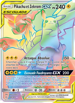 Pikachu et Zekrom GX (Duo de Choc #184/181)