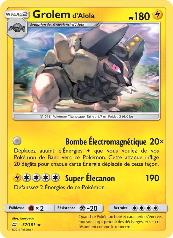 Grolem d’Alola (Duo de Choc #37/181)
