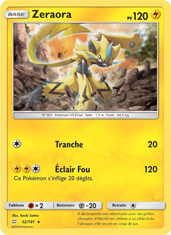Zeraora (Duo de Choc #52/181)