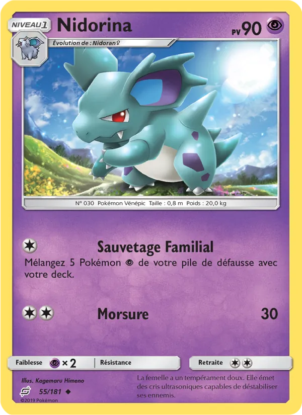 Nidorina (Team Up #55/181)