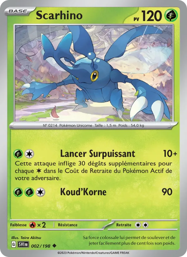 Scarhino (Écarlate et Violet #002/198)