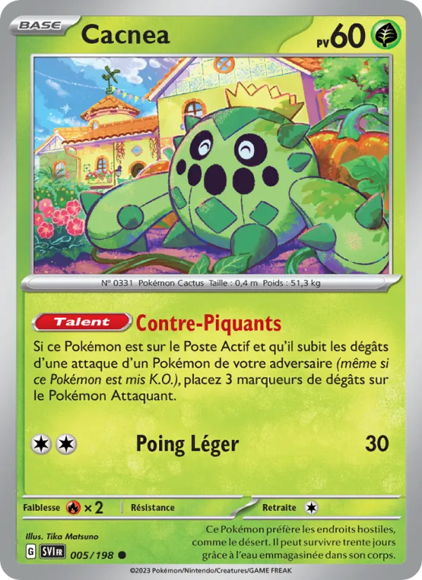 Cacnea (Écarlate et Violet #005/198)