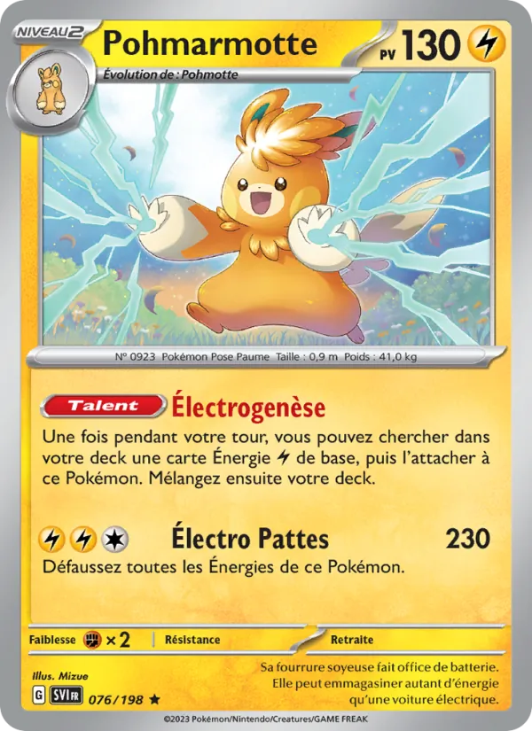 Pohmarmotte (Écarlate et Violet #076/198)