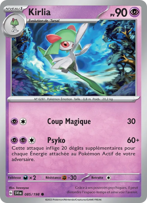 Kirlia (Écarlate et Violet #085/198)