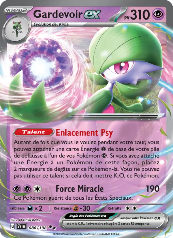 Gardevoir-ex (Scarlet & Violet #086/198)