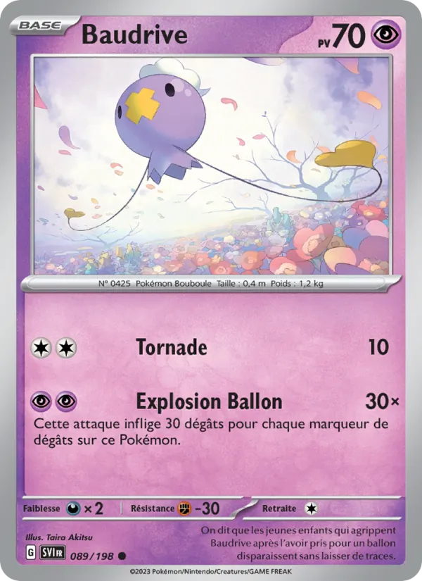 Baudrive (Écarlate et Violet #089/198)