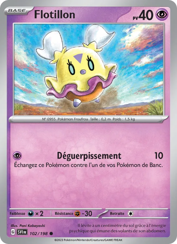 Flotillon (Écarlate et Violet #102/198)