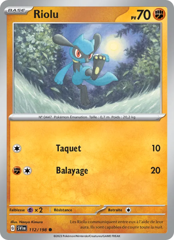 Riolu (Scarlet & Violet #112/198)