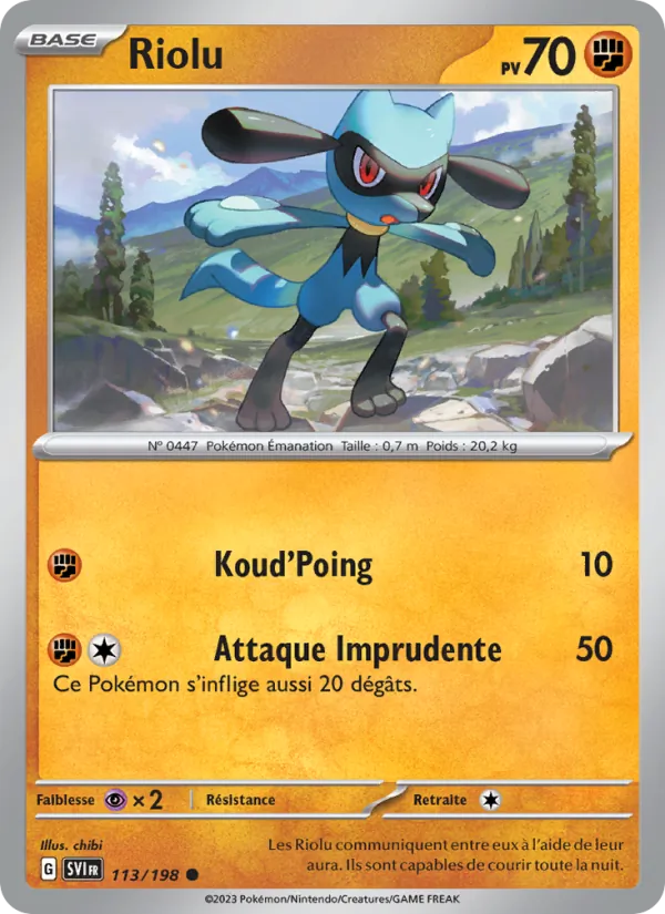 Riolu (Scarlet & Violet #113/198)