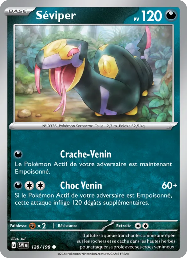 Séviper (Écarlate et Violet #128/198)
