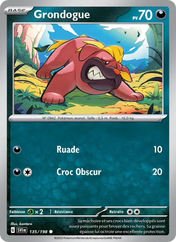 Grondogue (Écarlate et Violet #135/198)