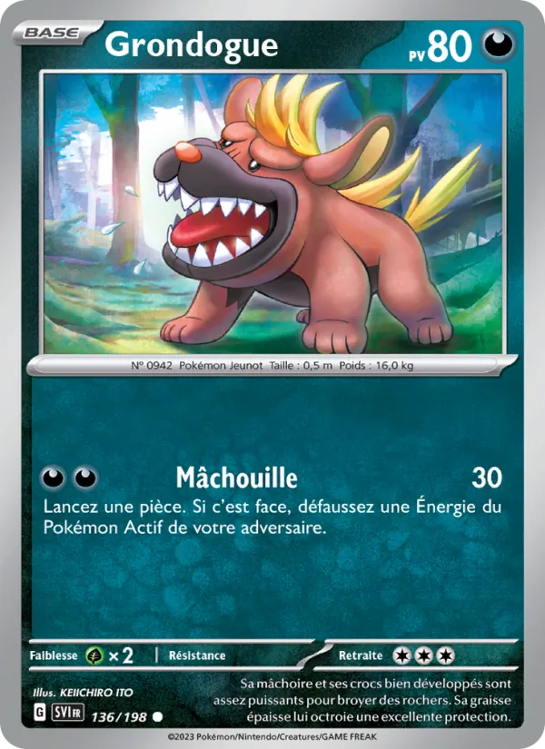 Grondogue (Écarlate et Violet #136/198)