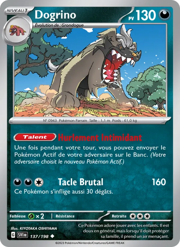 Dogrino (Écarlate et Violet #137/198)