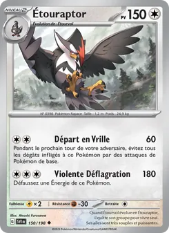 Étouraptor (Écarlate et Violet #150/198)