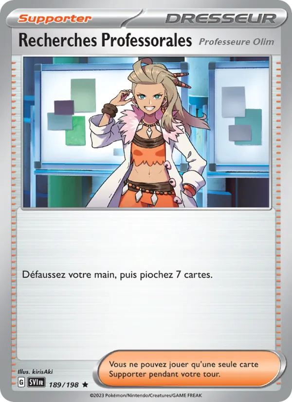 Recherches Professorales (Scarlet & Violet #189/198)