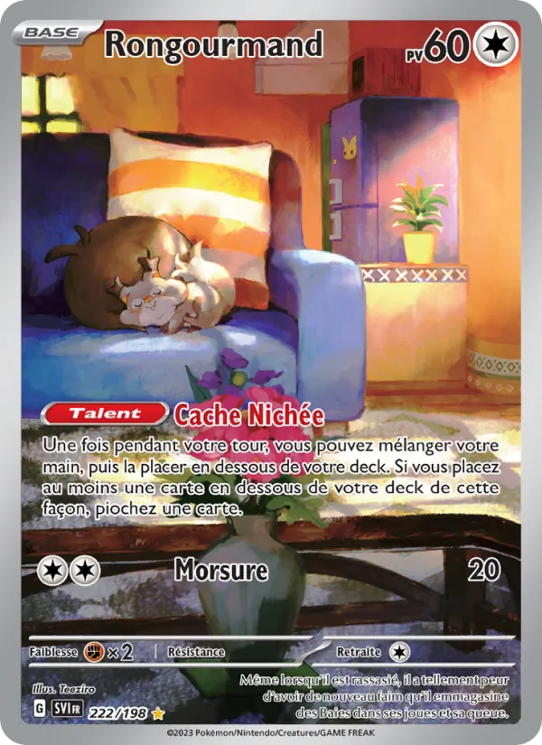 Rongourmand (Écarlate et Violet #222/198)