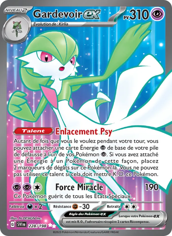 Gardevoir-ex (Écarlate et Violet #228/198)
