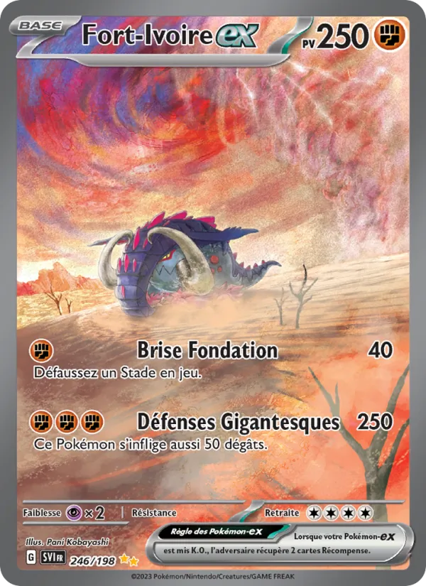 Fort-Ivoire-ex (Écarlate et Violet #246/198)