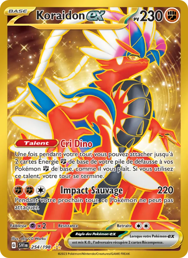 Koraidon-ex (Scarlet & Violet #254/198)