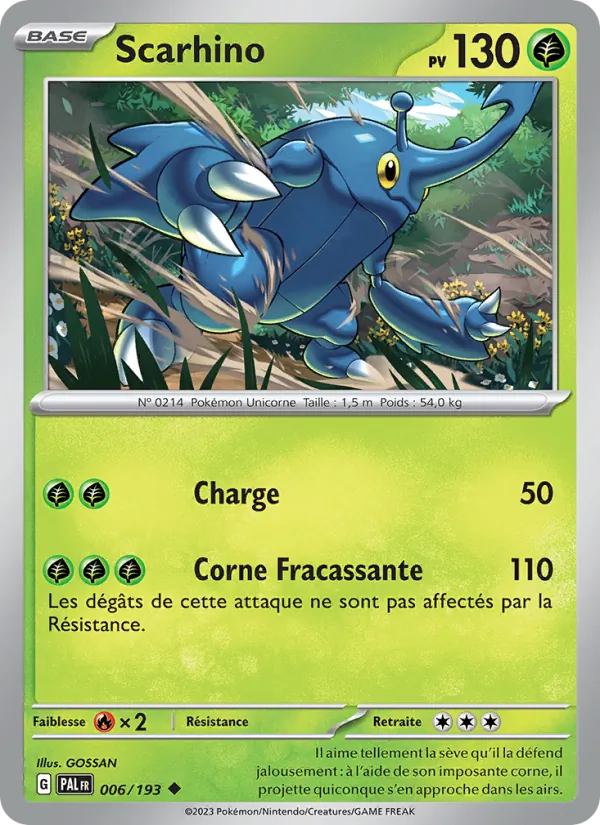 Scarhino (Évolutions à Paldea #006/193)