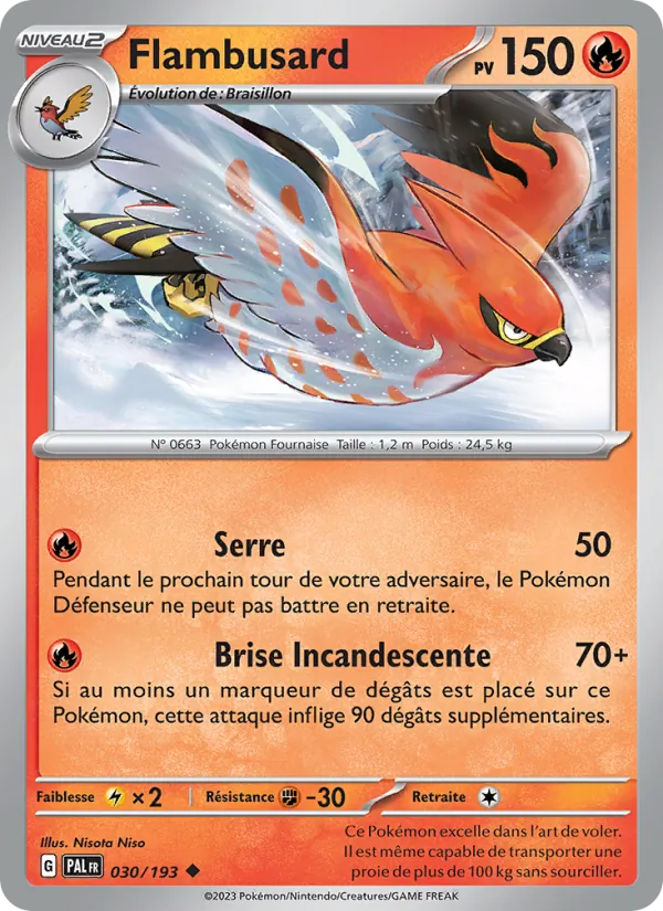 Flambusard (Évolutions à Paldea #030/193)