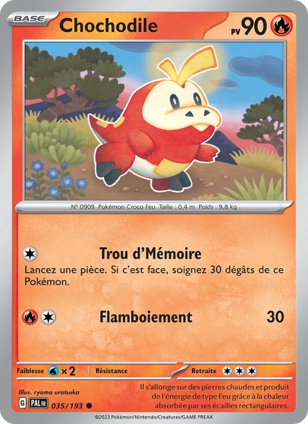 Chochodile (Évolutions à Paldea #035/193)