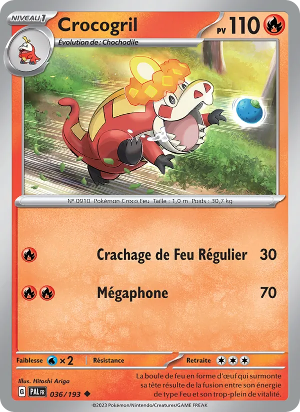 Crocogril (Évolutions à Paldea #036/193)