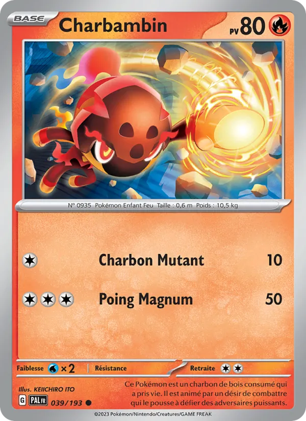 Charbambin (Évolutions à Paldea #039/193)