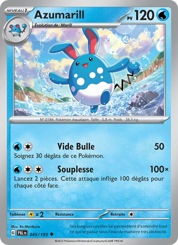 Azumarill (Évolutions à Paldea #045/193)