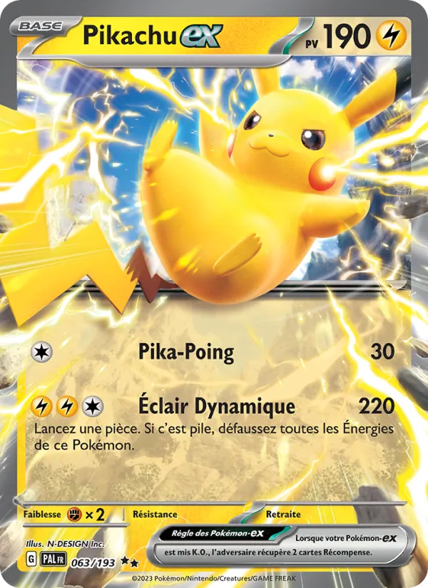 Pikachu-ex (Paldea Evolved #063/193)