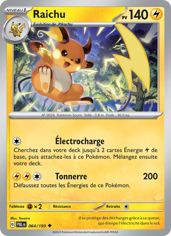 Raichu (Évolutions à Paldea #064/193)