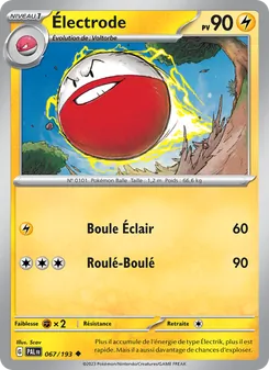 Électrode (Évolutions à Paldea #067/193)