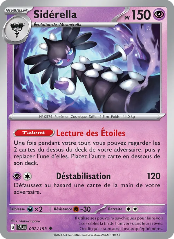 Sidérella (Évolutions à Paldea #092/193)