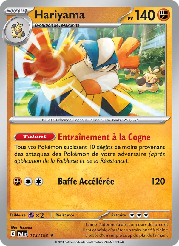Hariyama (Évolutions à Paldea #113/193)