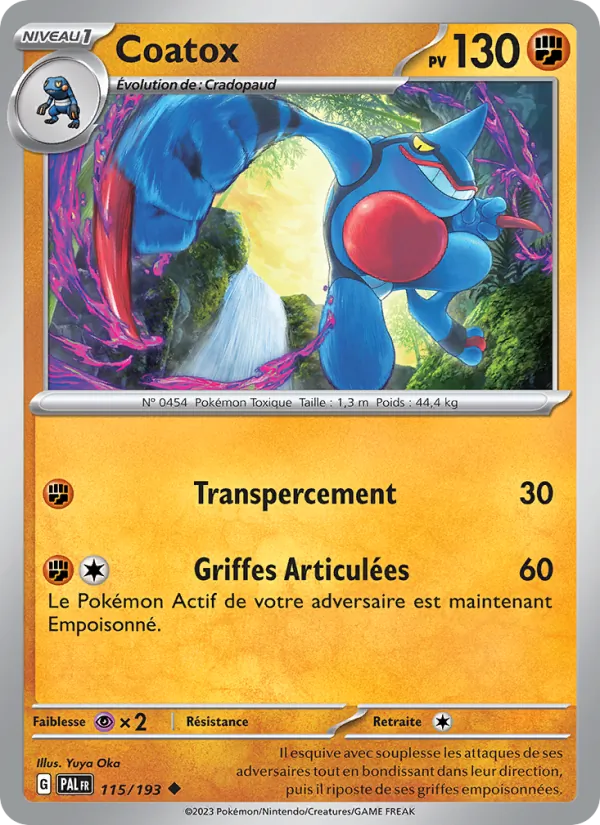Coatox (Évolutions à Paldea #115/193)