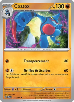 Coatox (Évolutions à Paldea #115/193)