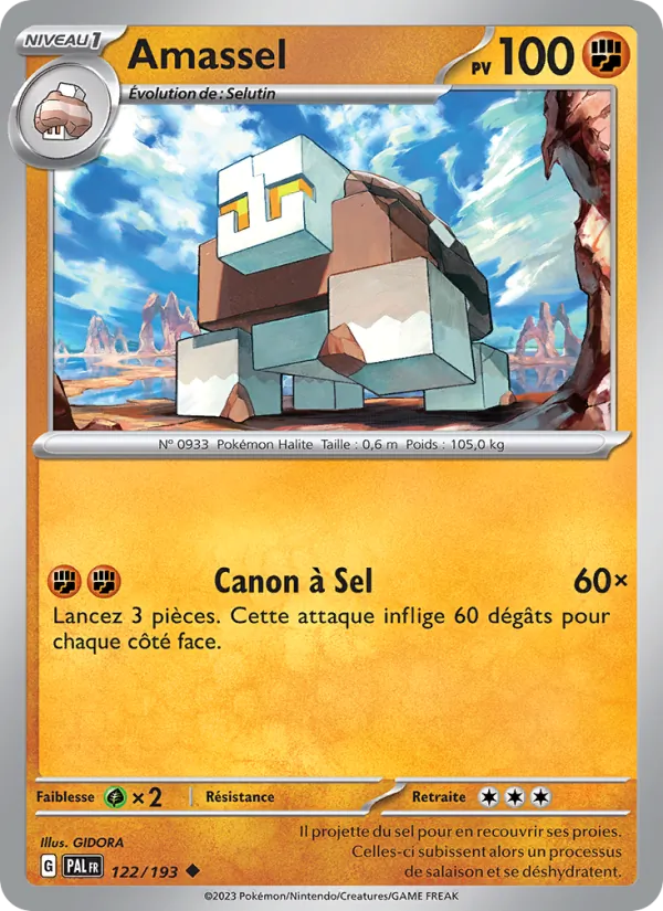 Amassel (Évolutions à Paldea #122/193)