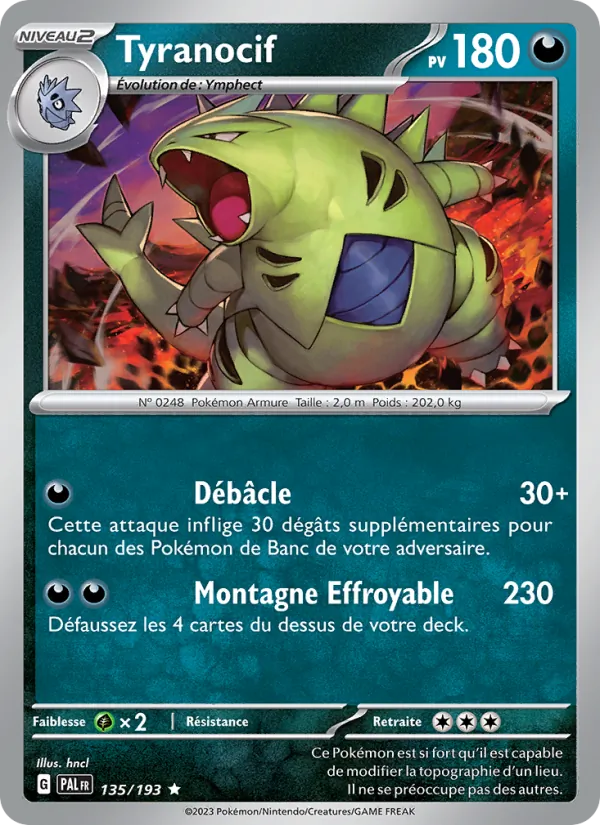 Tyranocif (Évolutions à Paldea #135/193)