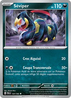 Séviper (Évolutions à Paldea #137/193)