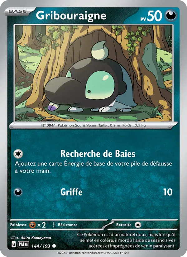 Gribouraigne (Évolutions à Paldea #144/193)
