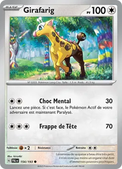 Girafarig (Évolutions à Paldea #154/193)