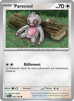 Parecool (Évolutions à Paldea #160/193)