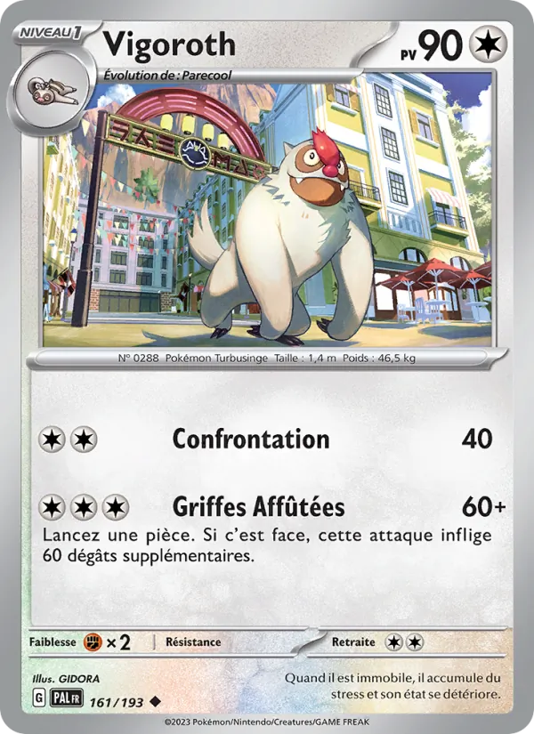 Vigoroth (Évolutions à Paldea #161/193)