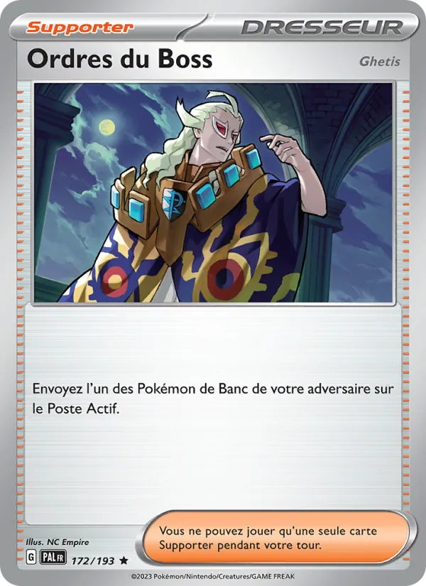 Ordres du Boss (Évolutions à Paldea #172/193)