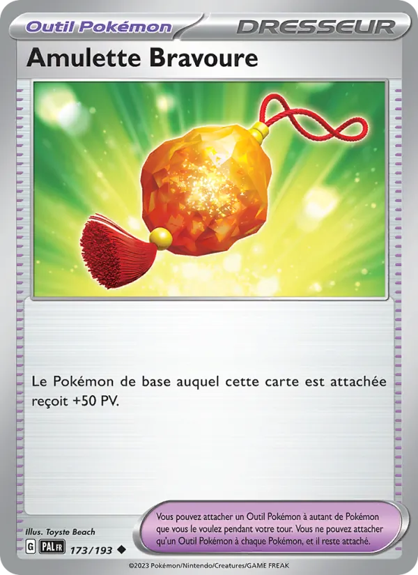 Amulette Bravoure (Paldea Evolved #173/193)