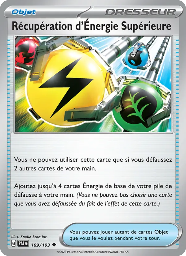 Récupération d'Énergie Supérieure (Paldea Evolved #189/193)
