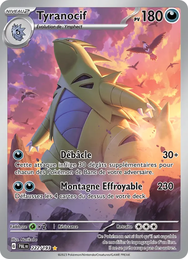 Tyranocif (Évolutions à Paldea #222/193)