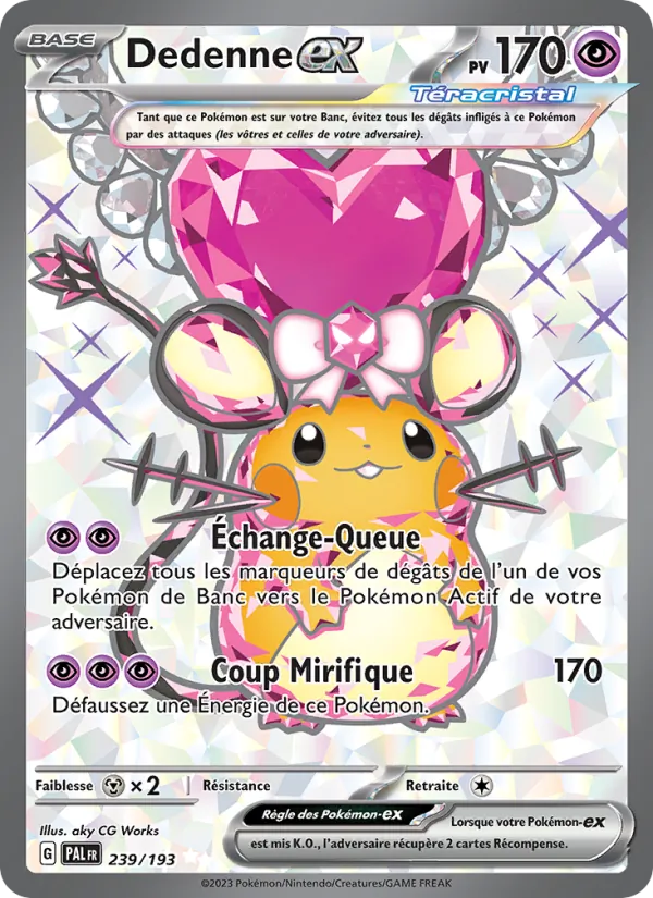 Dedenne-ex (Évolutions à Paldea #239/193)