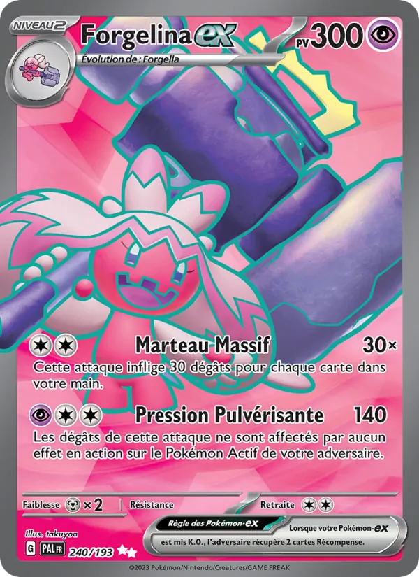 Forgelina-ex (Paldea Evolved #240/193)