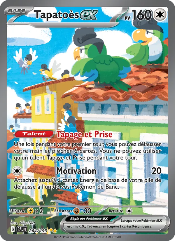 Tapatoès-ex (Évolutions à Paldea #264/193)